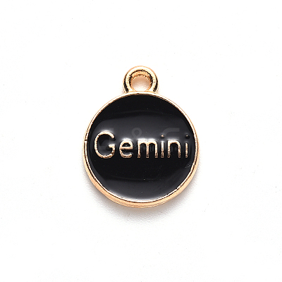 Alloy Enamel Pendants ENAM-S124-01B-08I-1