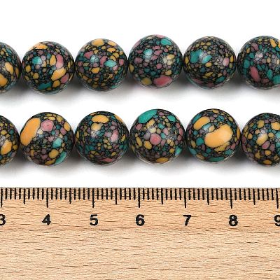 Natural Agate Beads Strands G-U030-C01-12mm-1