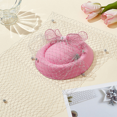Polyester Bridal Veils DIY-WH0622-071D-1