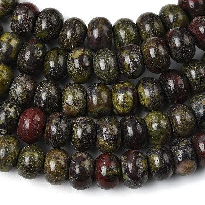 Natural Dragon Blood Beads Strands G-A280-A26-01-1