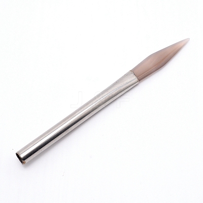 Natural Agate Burnisher Knife TOOL-WH0121-96-1