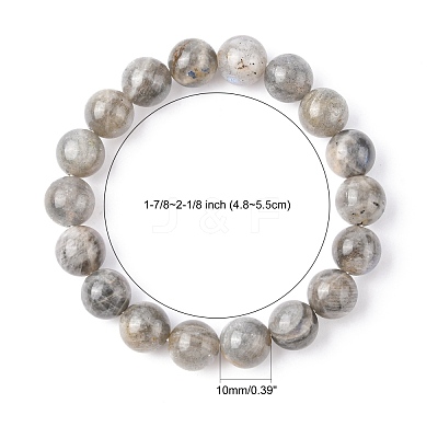 Stretchy Gemstone Bracelets BJEW-C259-10mm-2A-1
