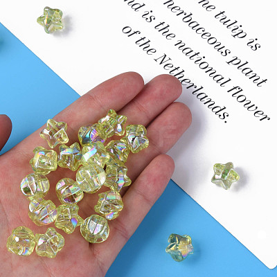 1-Hole Transparent Acrylic Buttons MACR-S373-129-C02-1