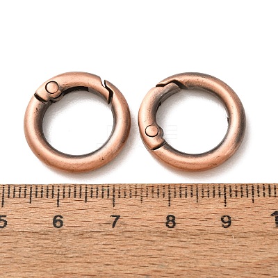 Alloy Spring Gate Rings PALLOY-H245-R-1