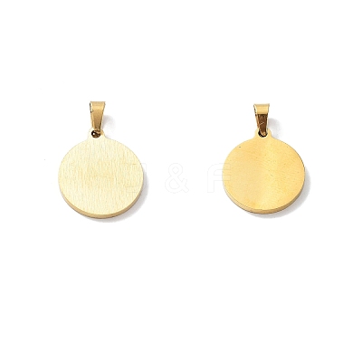 PVD Vacuum Plating 304 Stainless Steel with White Shell Pendants STAS-G268-01A-G-1