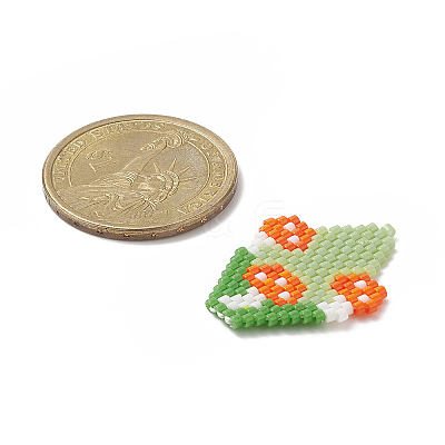 Handmade Loom Pattern MIYUKI Seed Beads PALLOY-MZ00061-1