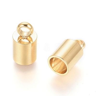 202 Stainless Steel Cord Ends STAS-P091-07G-1