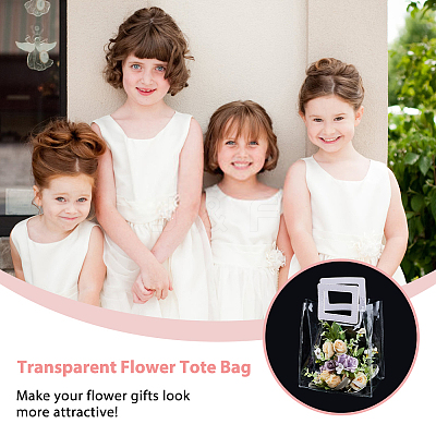 Valentine's Day 15Pcs PVC Plastic Gift Bags ABAG-FH0001-05-1
