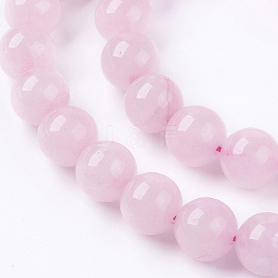 Natural White Jade Bead Strands X-G-R165-10mm-22-1