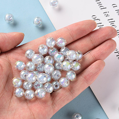 Transparent Acrylic Beads TACR-S152-15B-SS2113-1
