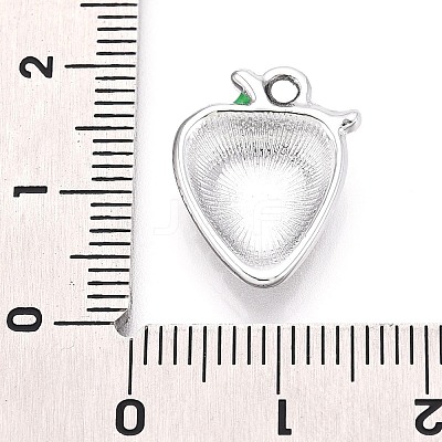 Alloy Rhinestone and Enamel Pendants PALLOY-T092-42P-01-1