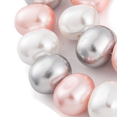Shell Pearl Beads Strands BSHE-L035-E06-1