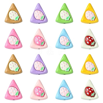 16Pcs 8 Colors Zinc Alloy Beads FIND-CJ0003-82-1