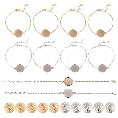 304 Stainless Steel Cable Chains Bracelets Making BJEW-CA00003-1