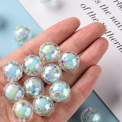Transparent Acrylic Beads TACR-S152-14B-A07-1