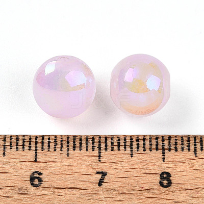 Electroplate Pearlized Glass Pearl Beads EGLA-T021-14C-09-1