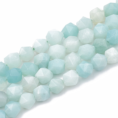 Natural Amazonite Beads Strands X-G-S332-6mm-009-1