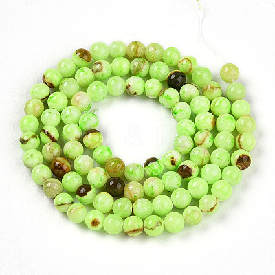 Natural Persian Jade Beads Strands G-A255-A02-04B-1