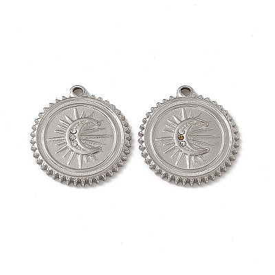 201 Stainless Steel Pendants STAS-J401-VC580-1