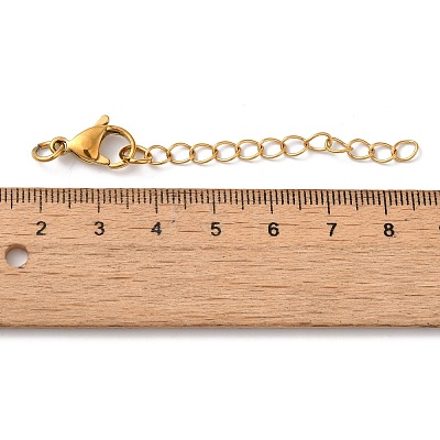 304 Stainless Steel Chain Extender Ion Plating(IP) STAS-O083-07G-01-1
