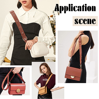 Imitation Leather Bag Strap FIND-WH0040-10B-1
