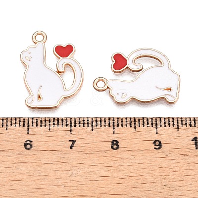 Alloy Enamel Pendants ENAM-T020-59B-1