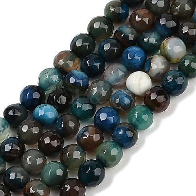 Natural Agate Beads Strands G-C082-A01-25-1