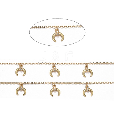 Handmade Brass Cable Chains CHC-I036-11G-1