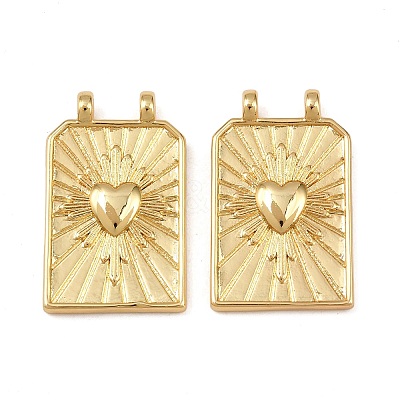 Brass Pendants KK-L255-22G-01-1