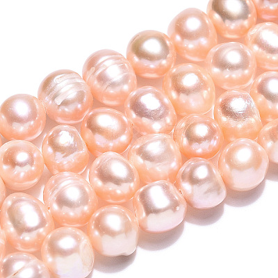 Natural Cultured Freshwater Pearl Beads Strands PEAR-N013-06U-1