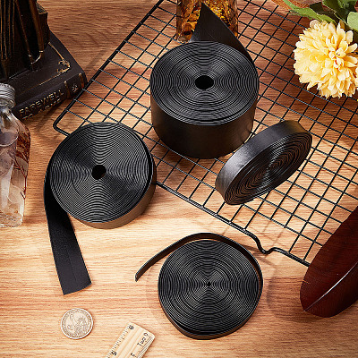 Soft Flat Imitation Leather Cord LC-WH0006-02C-01-1