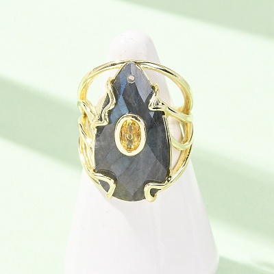 Natural Labradorite Cuff Rings GG-CBA5FCC-03G-06-1