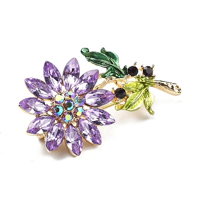 Sunflower Enamel Pins JEWB-P046-02G-1