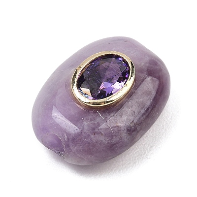Natural Amethyst Beads GG-CBA407D-08G-1