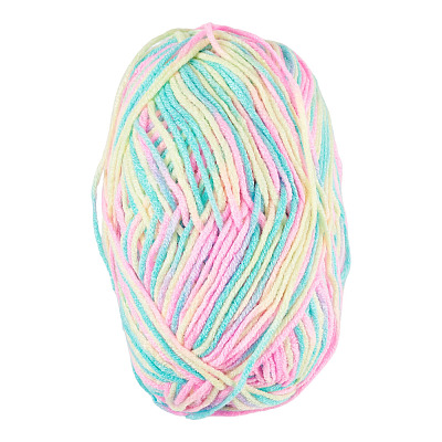 Polyester Fibers Knitting Yarn DIY-TADJ0002-005F-1