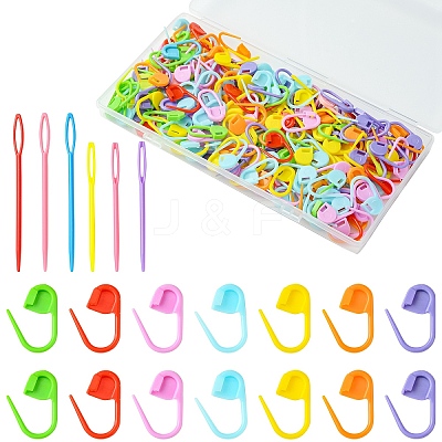 ABS Plastic Knitting Tool Kits FIND-YW0005-86-1