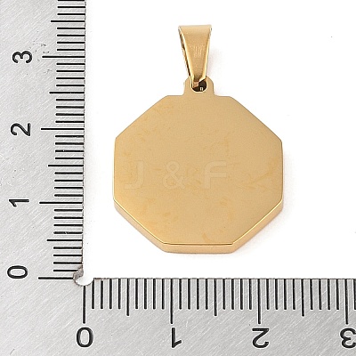 Stainless Steel Pendants STAS-S121-02G-1