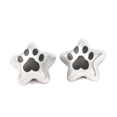 Plating Printed Acrylic Beads AC-CBA655C-07-1