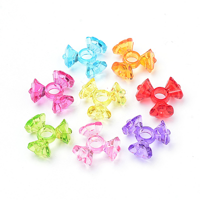 Transparent Acrylic Beads TACR-S124-M-1