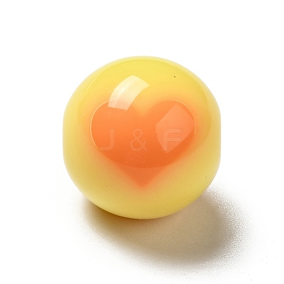 Two Tone Opaque Acrylic Beads SACR-K003-03-1