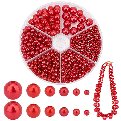1070Pcs Imitation Pearl Acrylic Beads OACR-PH0004-17-1
