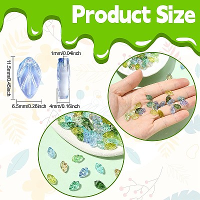 100Pcs Handmade Lampwork Beads LAMP-CJ0002-90-1
