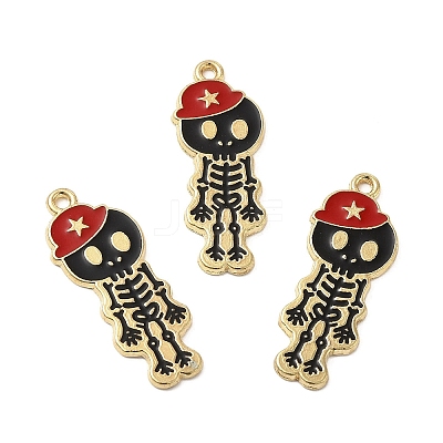 Alloy Enamel Pendants ENAM-G211-02G-01-1
