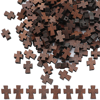150Pcs Natural Wooden Beads WOOD-SC0001-47-1