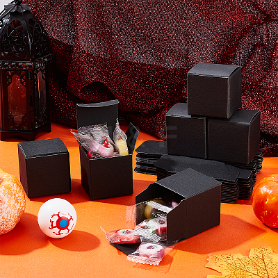 30Pcs Foldable Creative Kraft Paper Box CON-PH0002-56-1