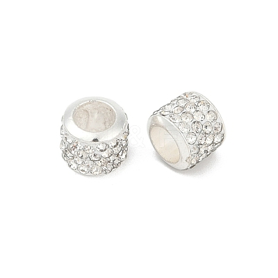 Alloy Rhinestone Clay Pave Beads ALRI-D300-01S-01-1