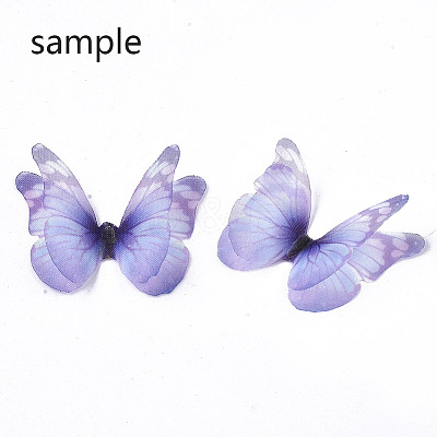 Polyester Fabric Wings Crafts Decoration LS-X-FIND-S322-005A-01-1