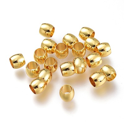 Brass Spacer Beads KK-P189-13G-1