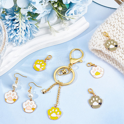 Alloy Pendant Stitch Markers HJEW-AB00597-1