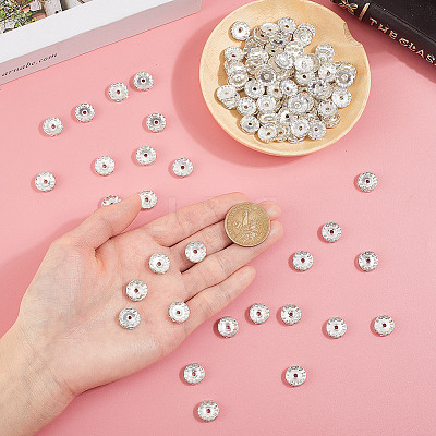 120Pcs Brass Beads GLAA-HY0001-51-1